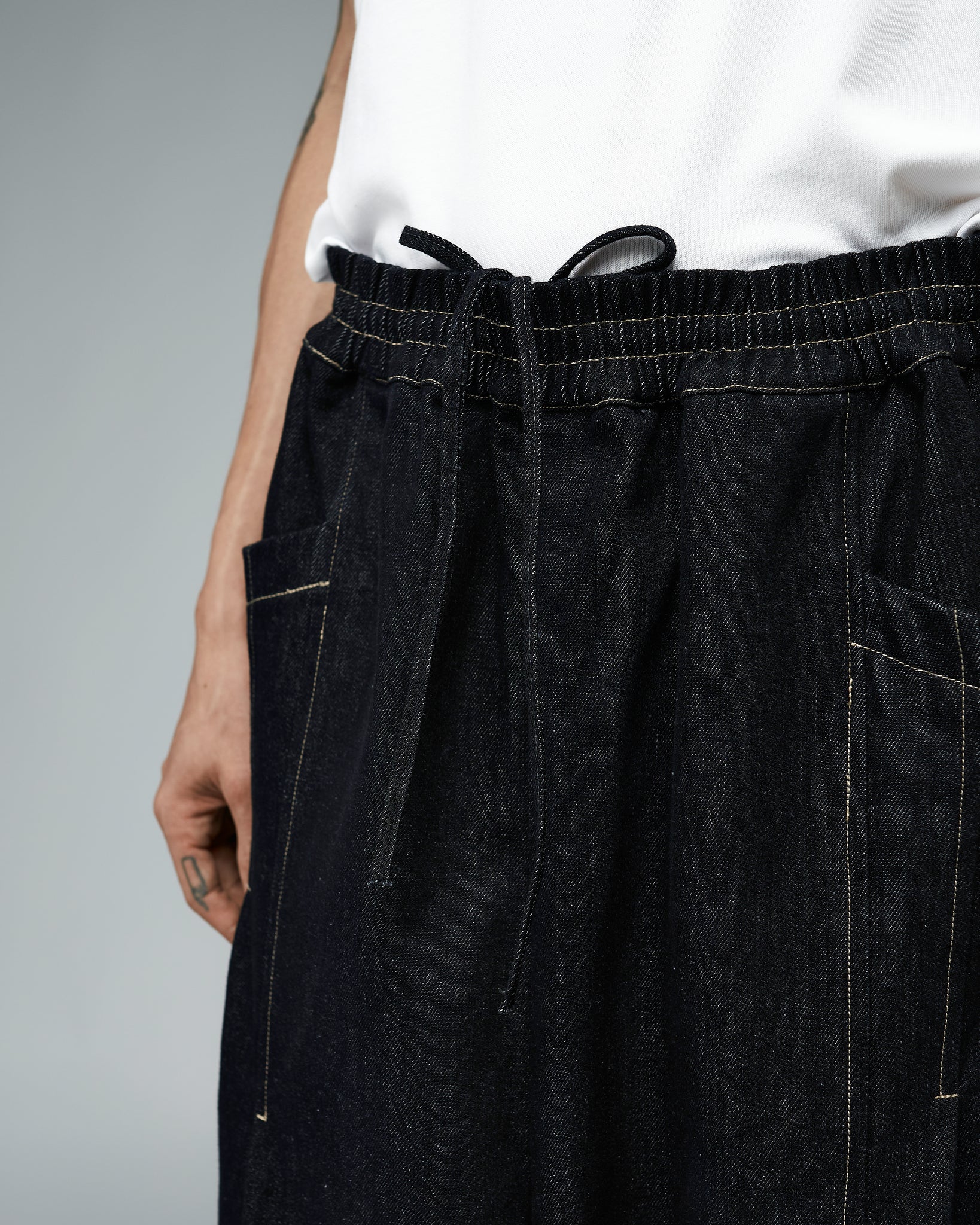 Unisex: The Loose Pants (Black Denim)