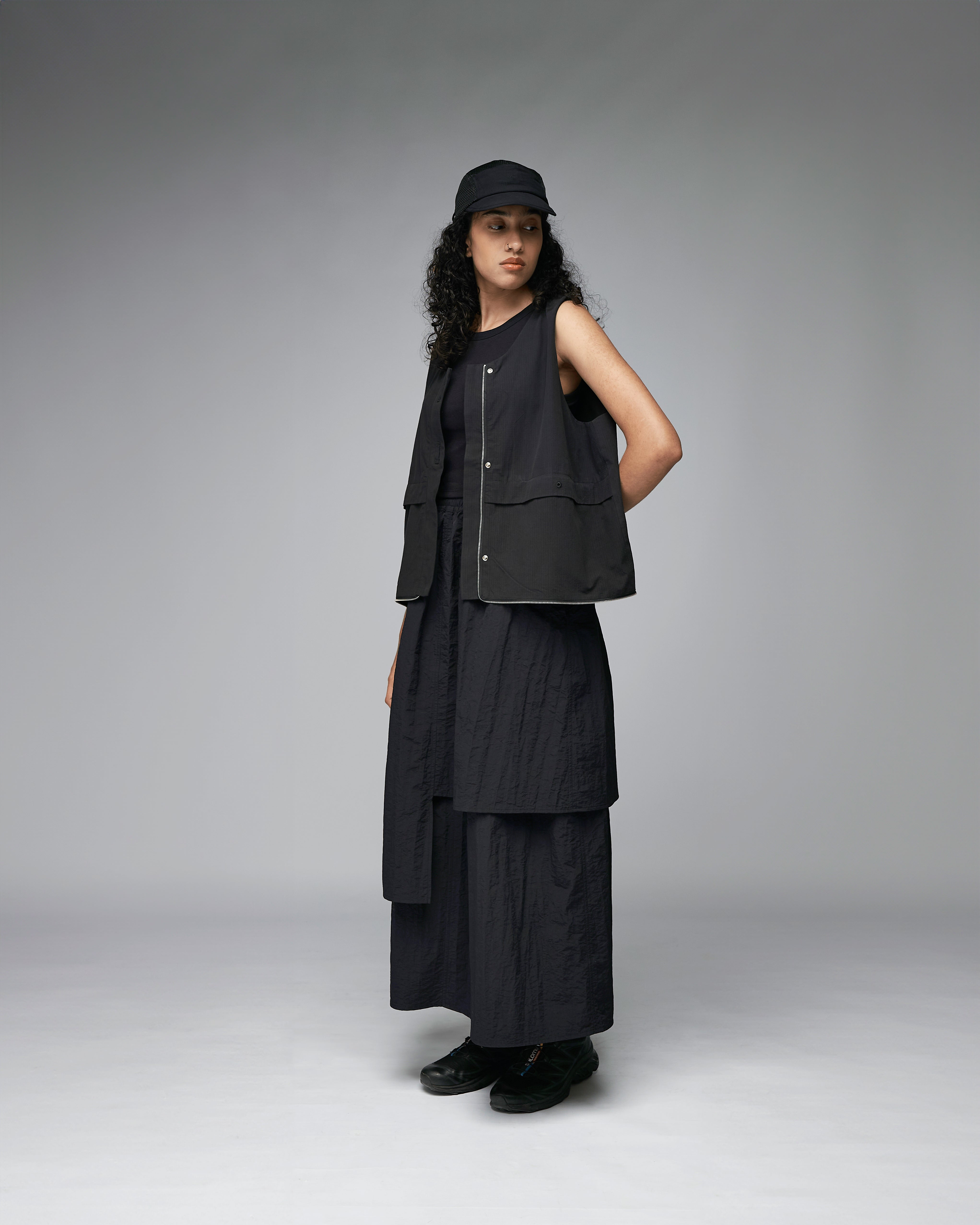 Women: The Layered Skirt (Black)