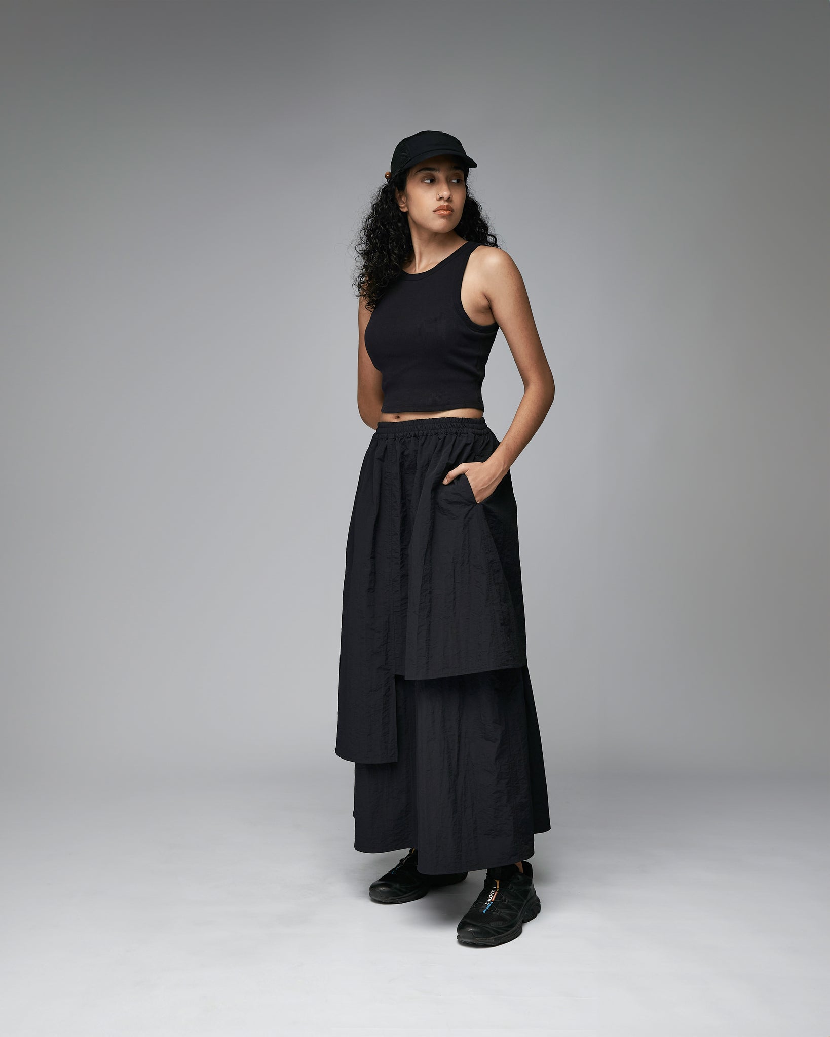 Women: The Layered Skirt (Black)