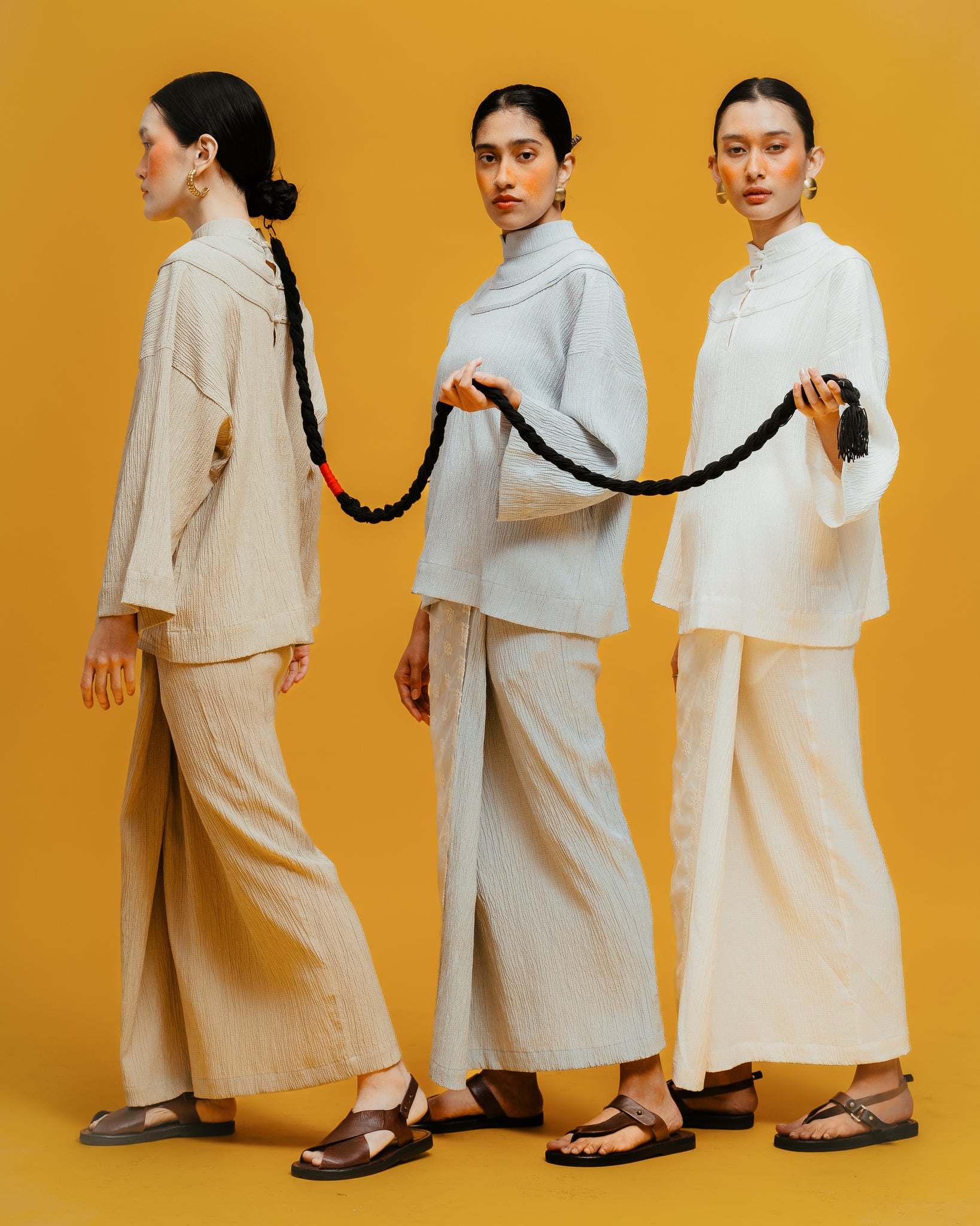 Women: Subuh Wrapped Skirt (Off White)