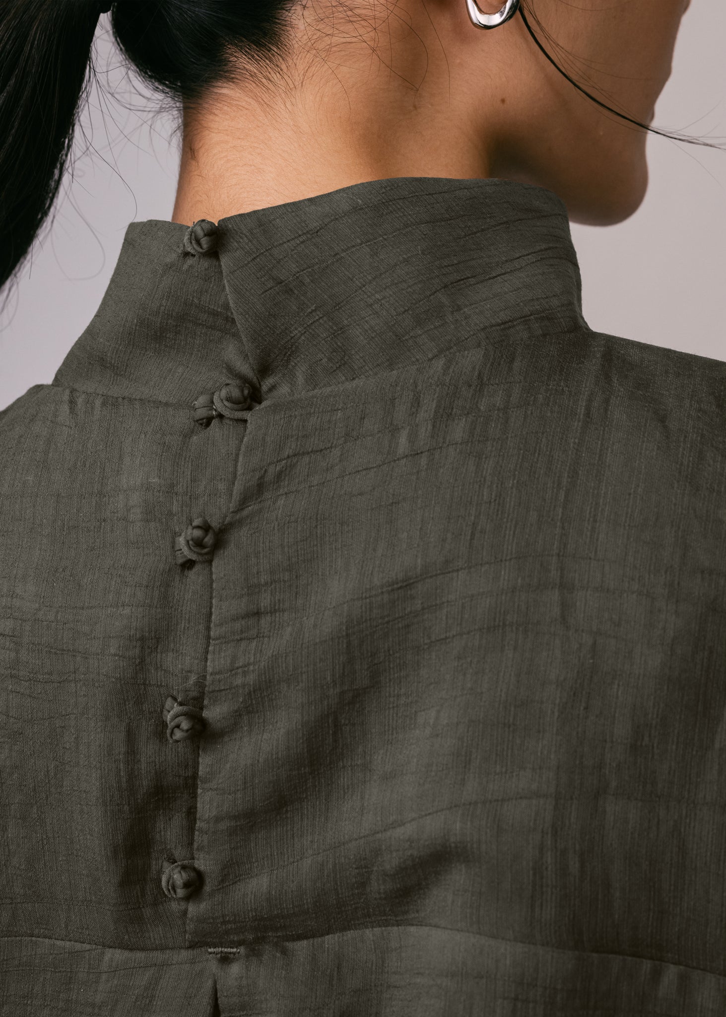 Women: Terbit Loose Kurung Top (Olive)