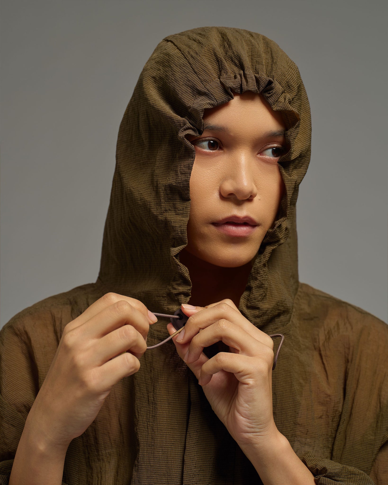 Unisex: The Hooded Jacket (Dark Olive)