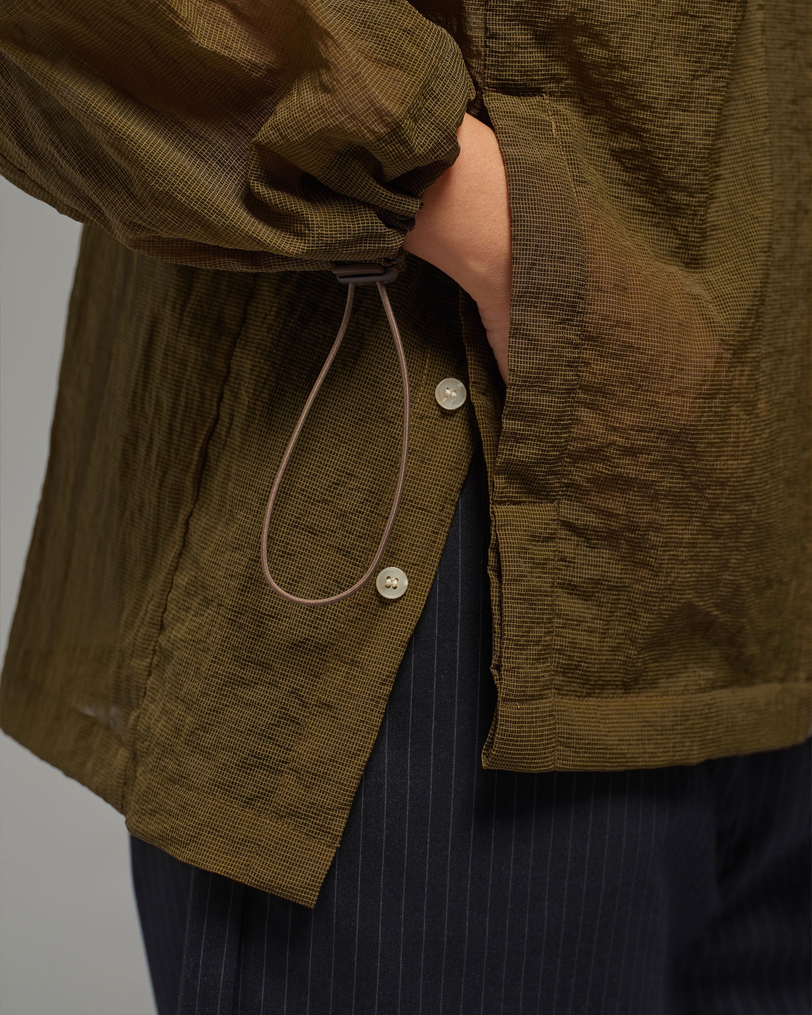 Unisex: The Hooded Jacket (Dark Olive)