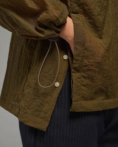 Unisex: The Hooded Jacket (Dark Olive)