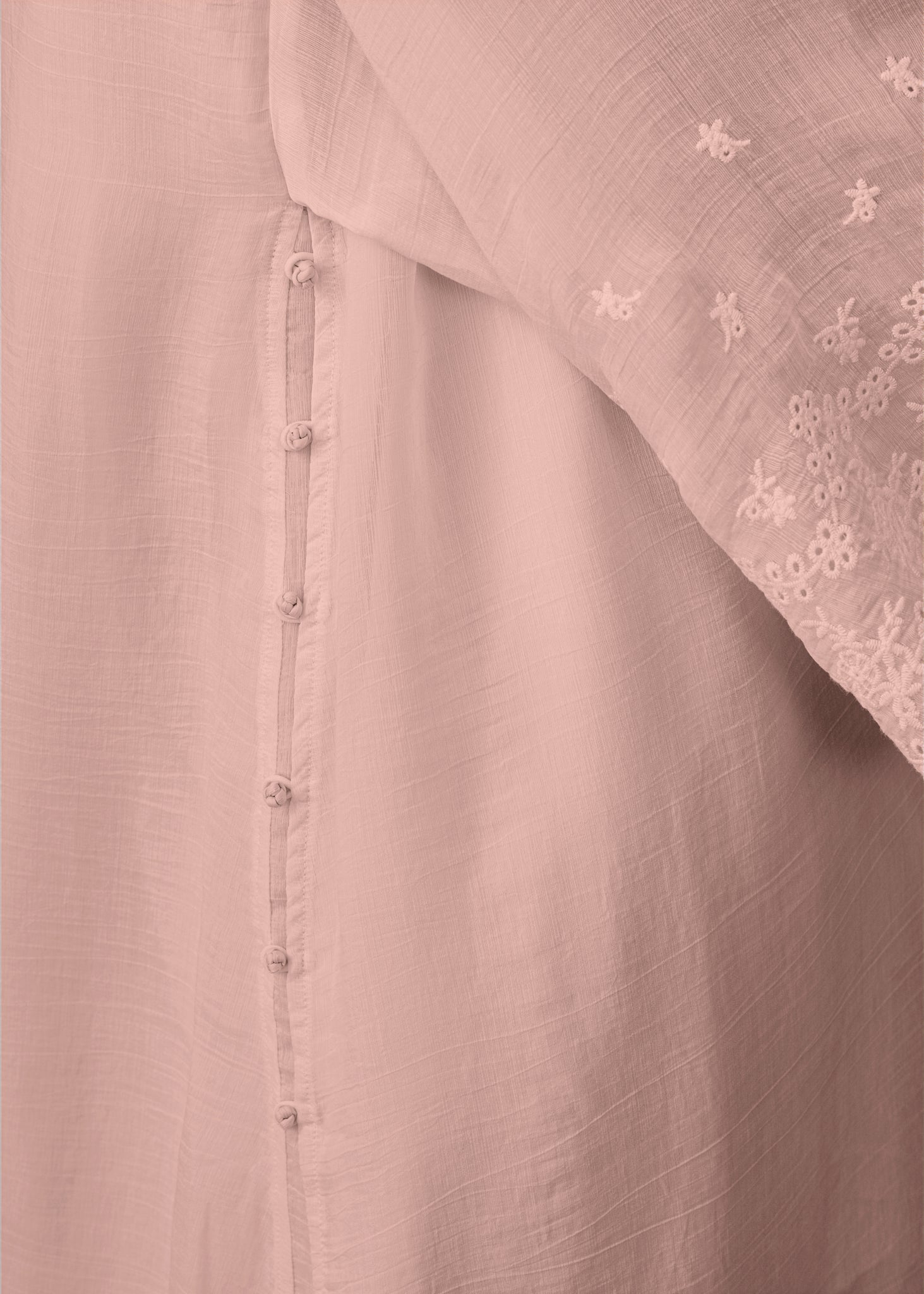 Women: Terbit Loose Kurung Top (Dusty Pink)