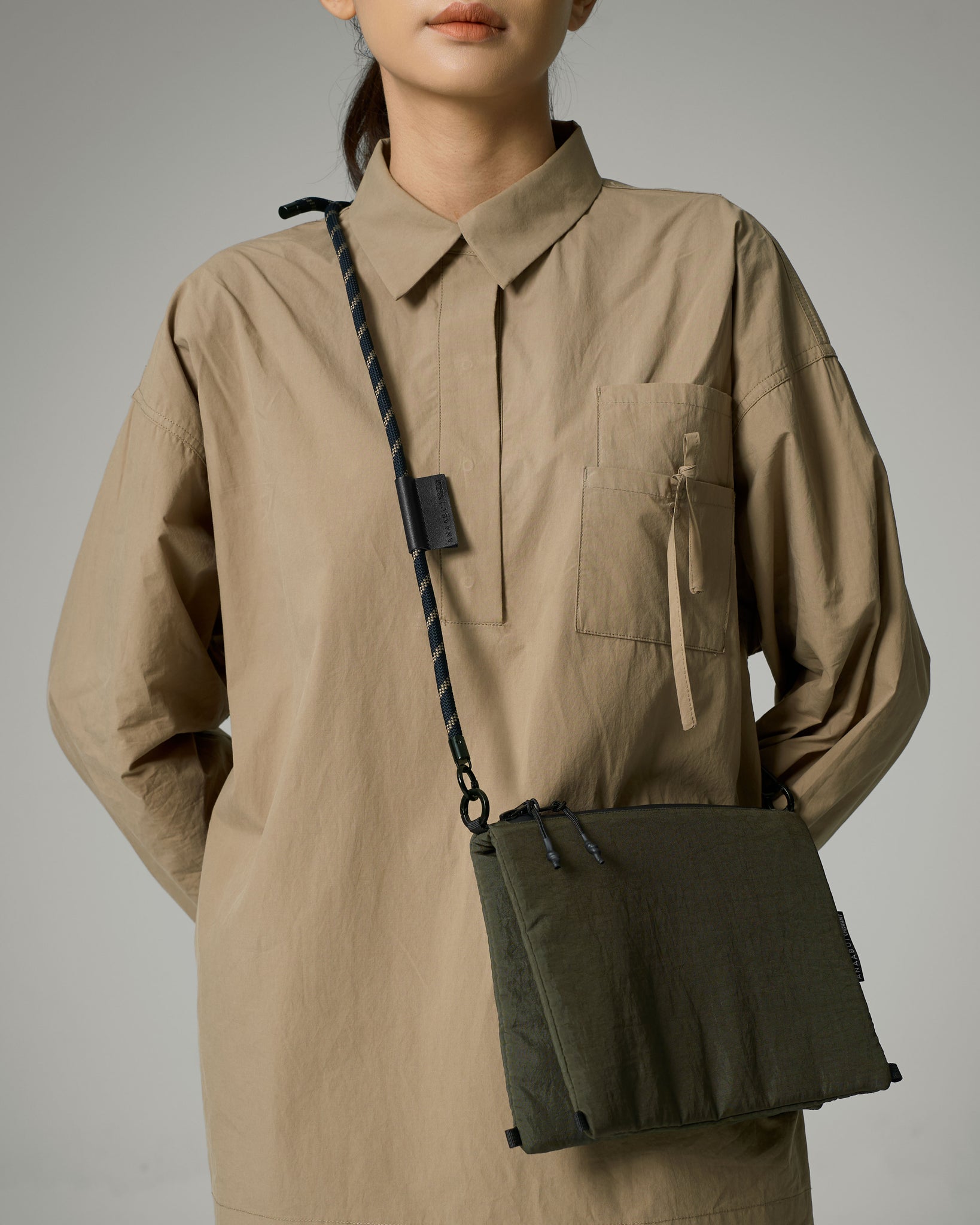 Unisex: The Transit Sling Bag (Olive)