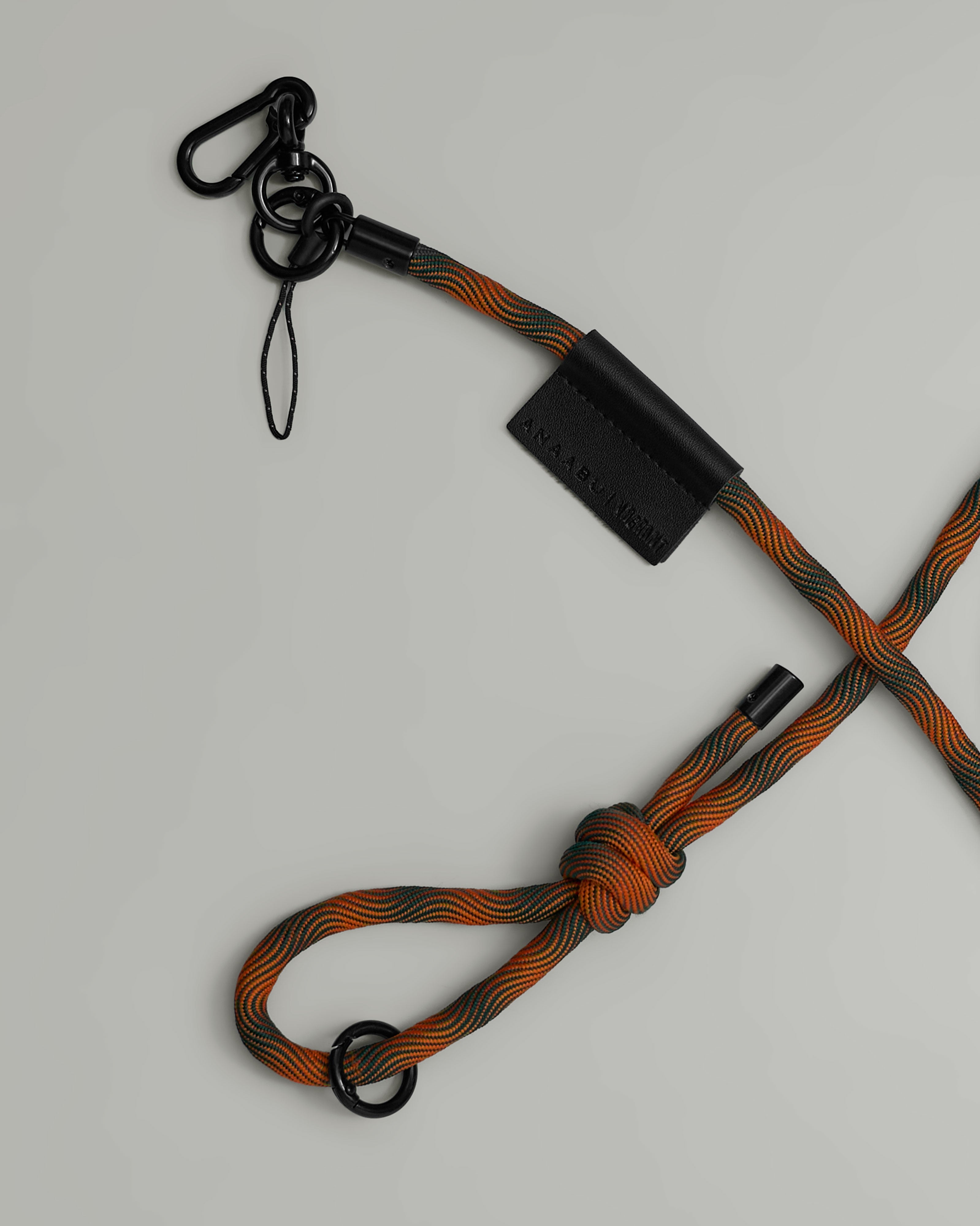 Unisex: The Paracord Strap (Orange Swirl)