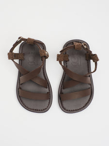 KIDS: SKY STRAP SANDAL (BROWN)