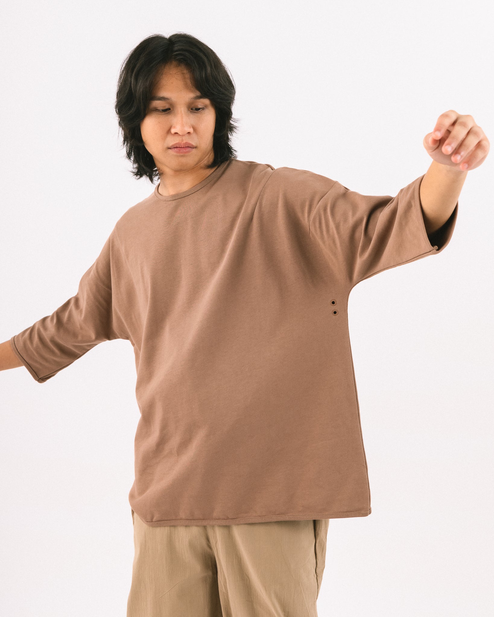 Unisex: Brown T (Long Sleeve)