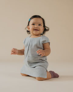 Babies: Pulang Dress (Striped Blue)