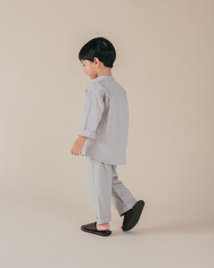 Kids: Erat Baju Melayu Set (Grey)