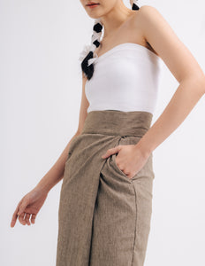 Women: Bungo Wrapped Sarung (Rusty Olive)