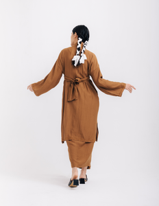 Women: Air Wrapped Kimono (Brown)