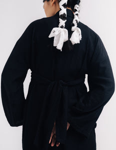 Women: Air Wrapped Kimono (Black)