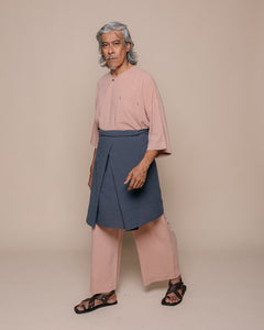 Unisex: Kain Samping / Selendang (Faded Blue)
