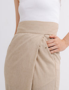 Women: Ibundo Wrapped Sarung (Sand)