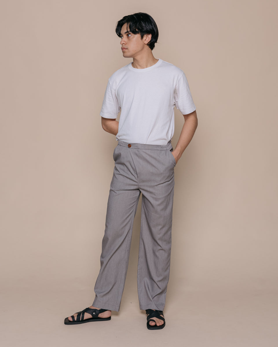 Unisex: Tenang Straight Pants (Grey) – ANAABU.CO
