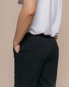 Men: Tenang Straight Pants (Black)