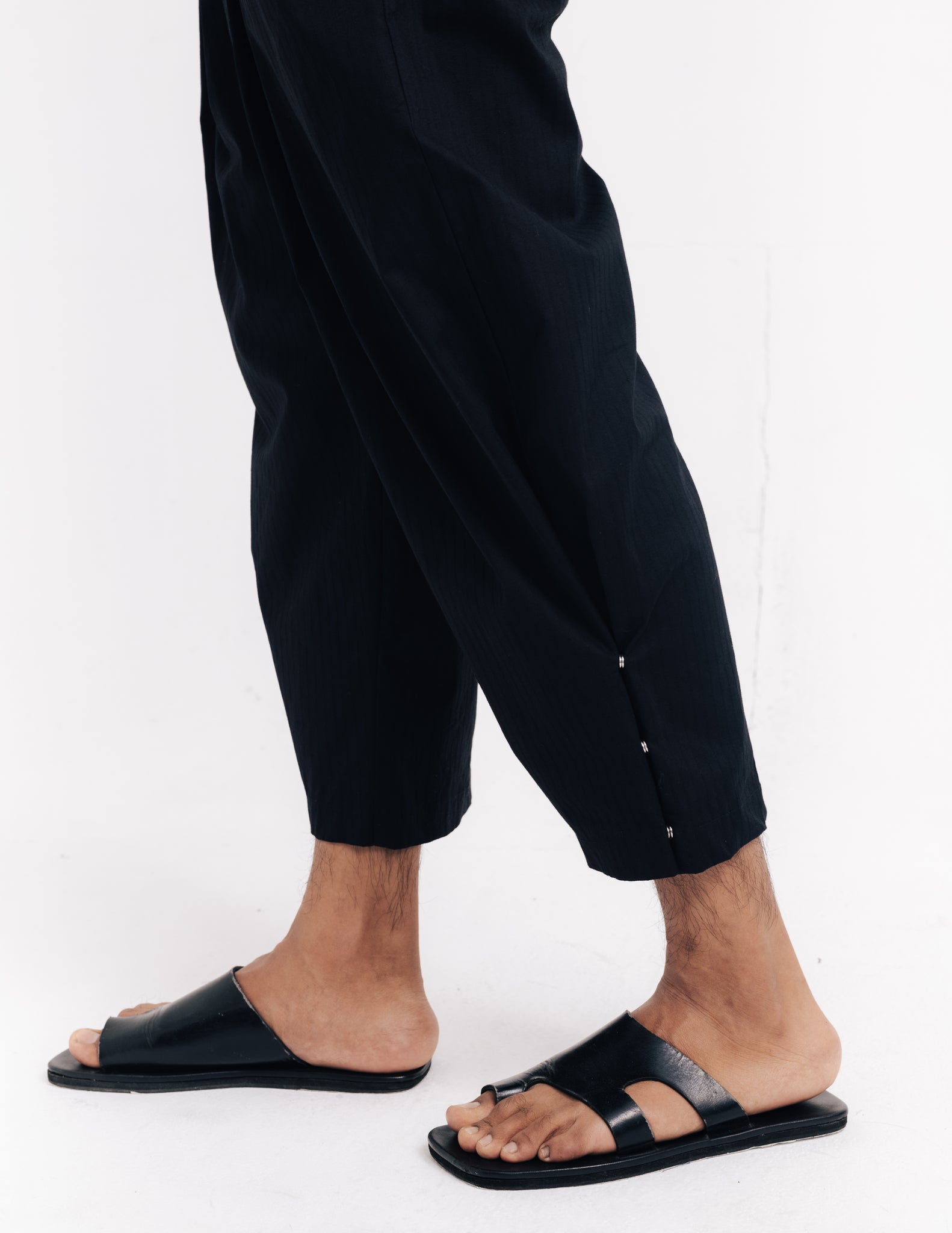 Men: Teladae Buttoned Pants (Black)