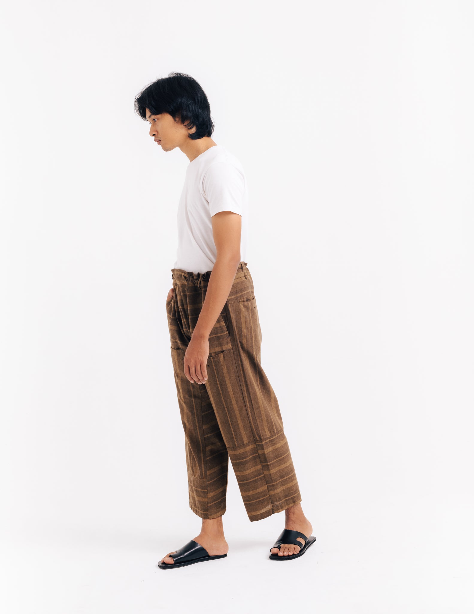Unisex: Sukma Drawstring Pants (Brown)