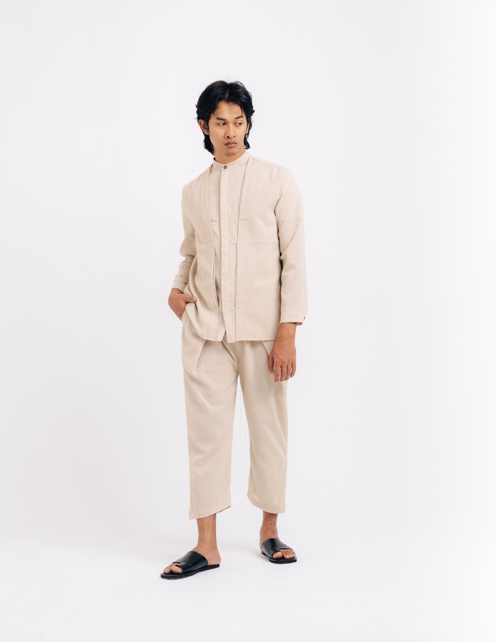 Unisex: Tanoh Tapered Pants (Sand)