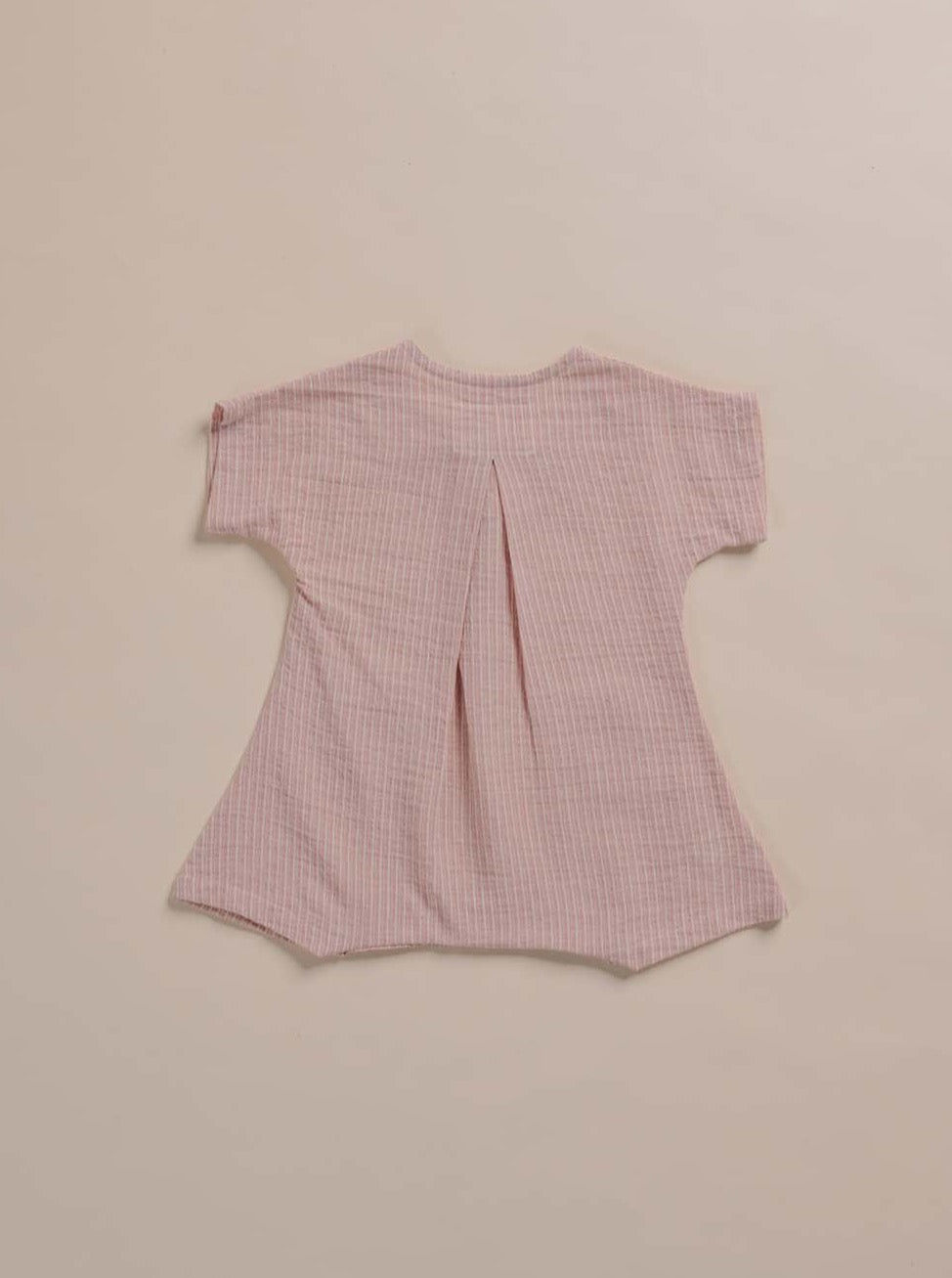 Babies: Sandar Rompers (Striped Pink)