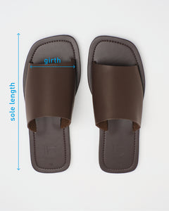 UNISEX: JUD SLIDER (BROWN)