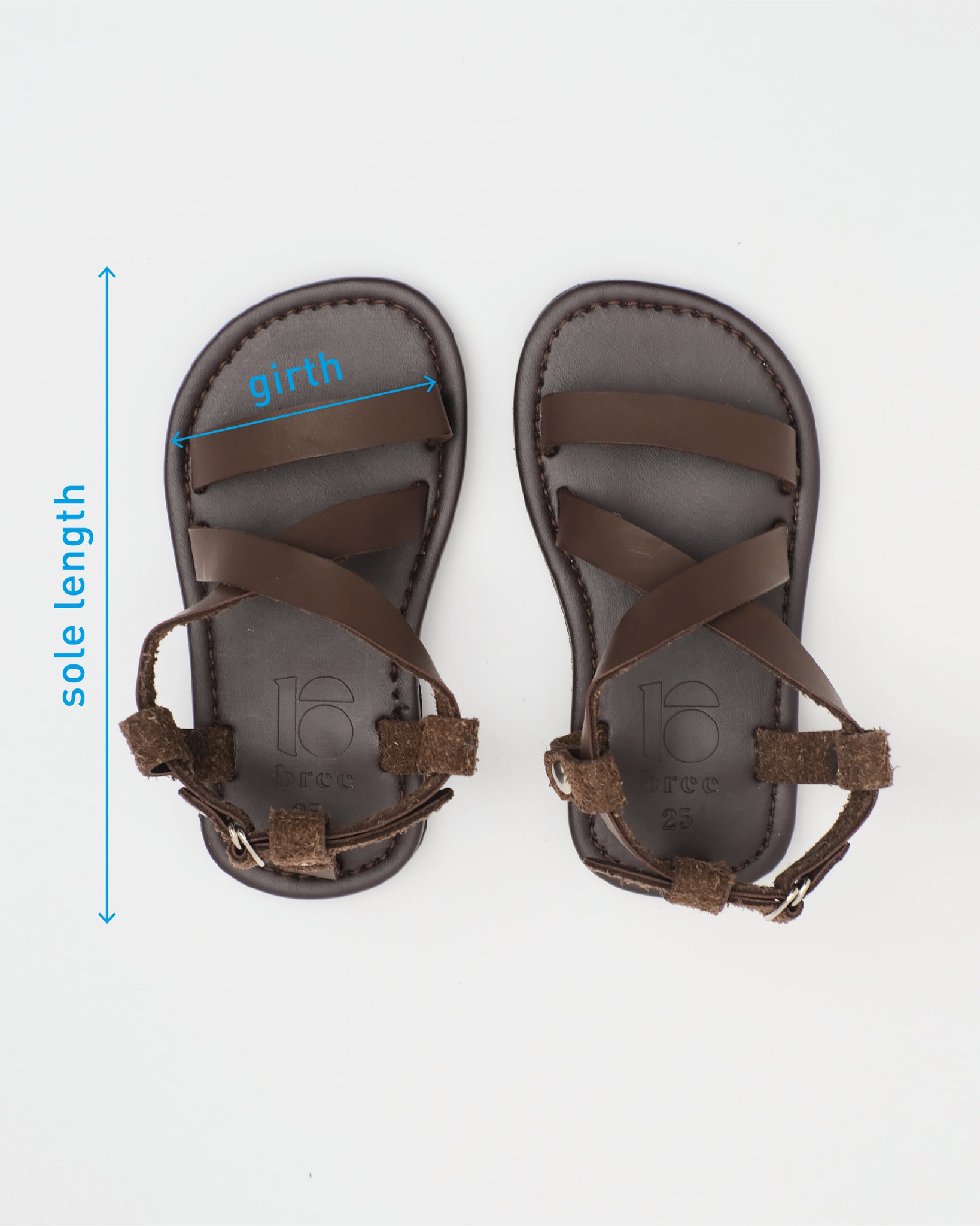 KIDS: SKY STRAP SANDAL (BROWN)